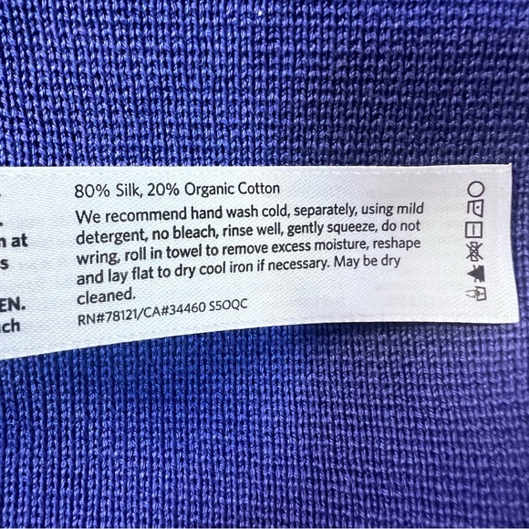 Eileen Fisher Set Women's Purple Sweater Cardigan and tank Sz:3X - Picture 14 of 15